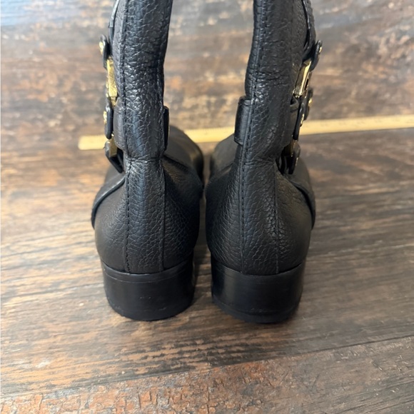 Tory Burch Black Leather Riding Knee High Boots - Picture 12 of 16